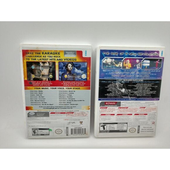 Karaoke Revolution & Disney Sing It Pop Hits Wii Games Bundle - Picture 4 of 4